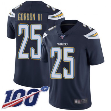 Los Angeles Chargers NFL Football Melvin Gordon Navy Blue Jersey Youth Limited 25 Home 100th Season Vapor Untouchable